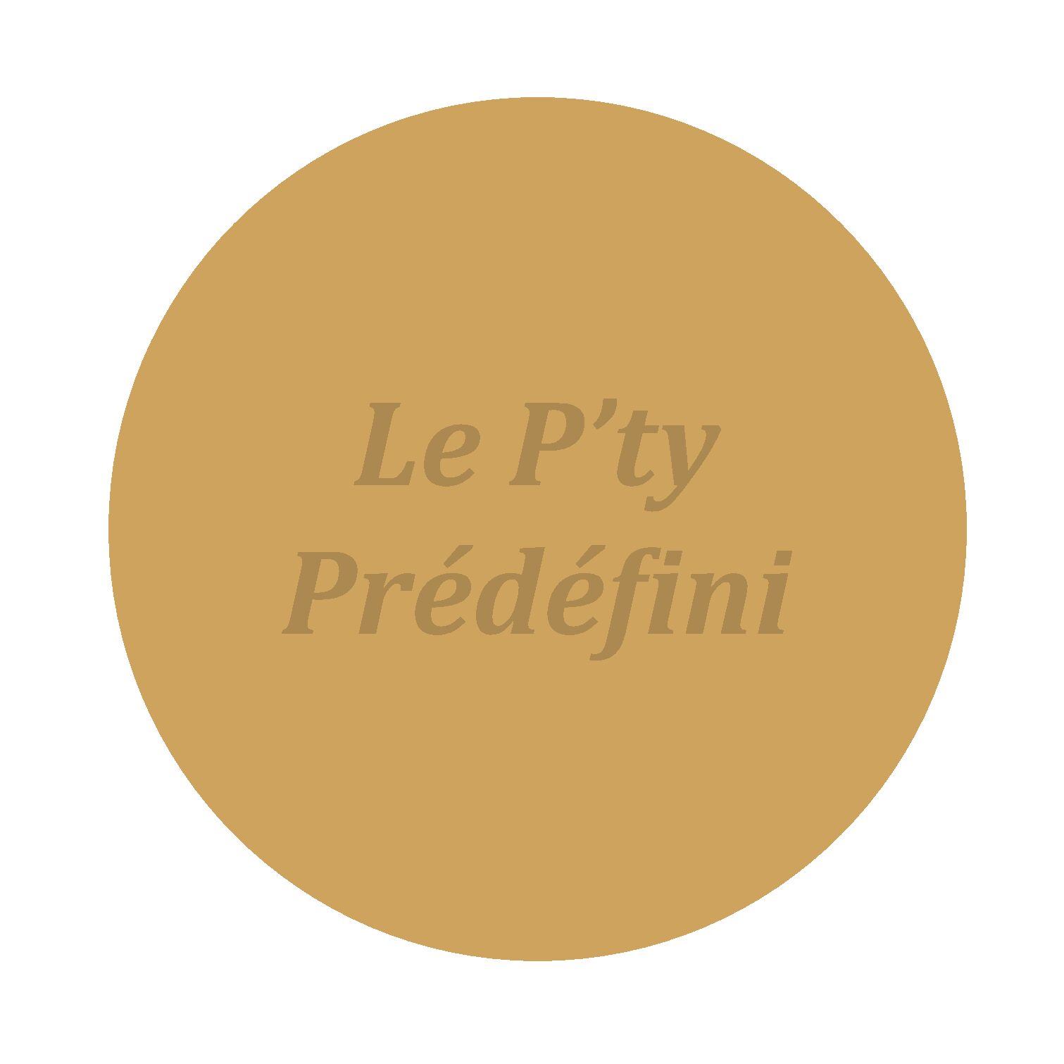 Le P’ty Prédéfini